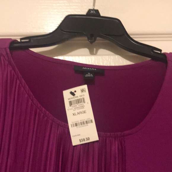 Alfani Pleated Side-Tie Top - Picture 6 of 10